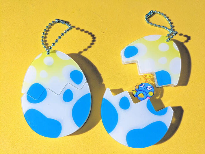 Chao Egg Keychain