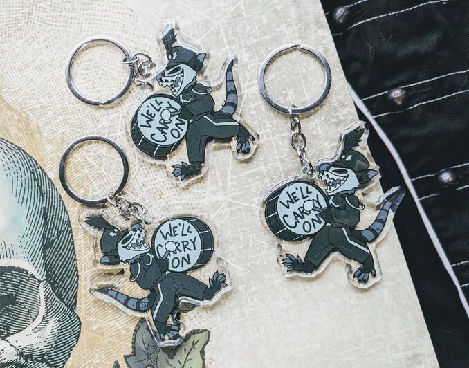 We&#39;ll Carry On Keychains